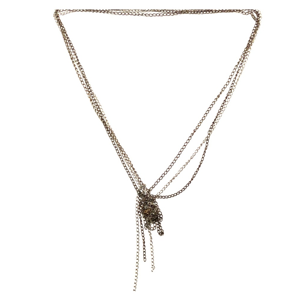 Long 3 chained necklace